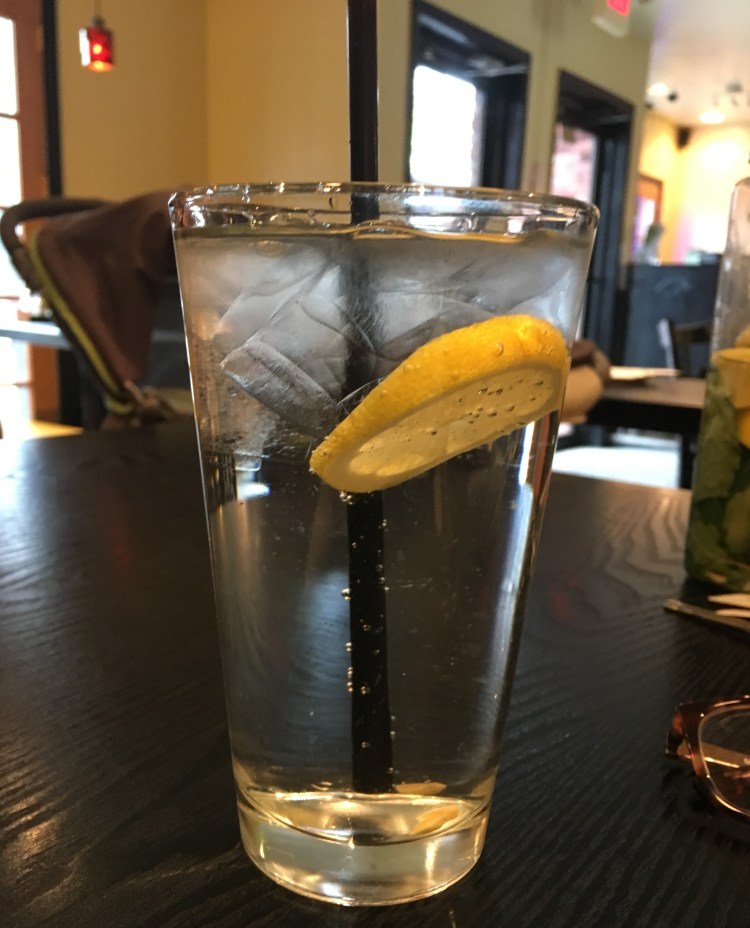 A nice glass of water from a place other than McDonald's